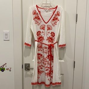 Boden embroidered summer dress